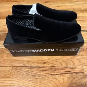 Men's Alfani Suede Black Slip-On Shoes